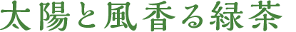 太陽と風香る緑茶